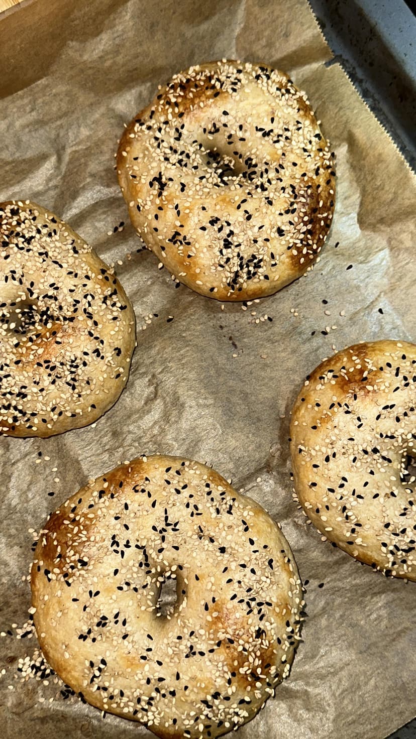 Sauerteig Bagels
